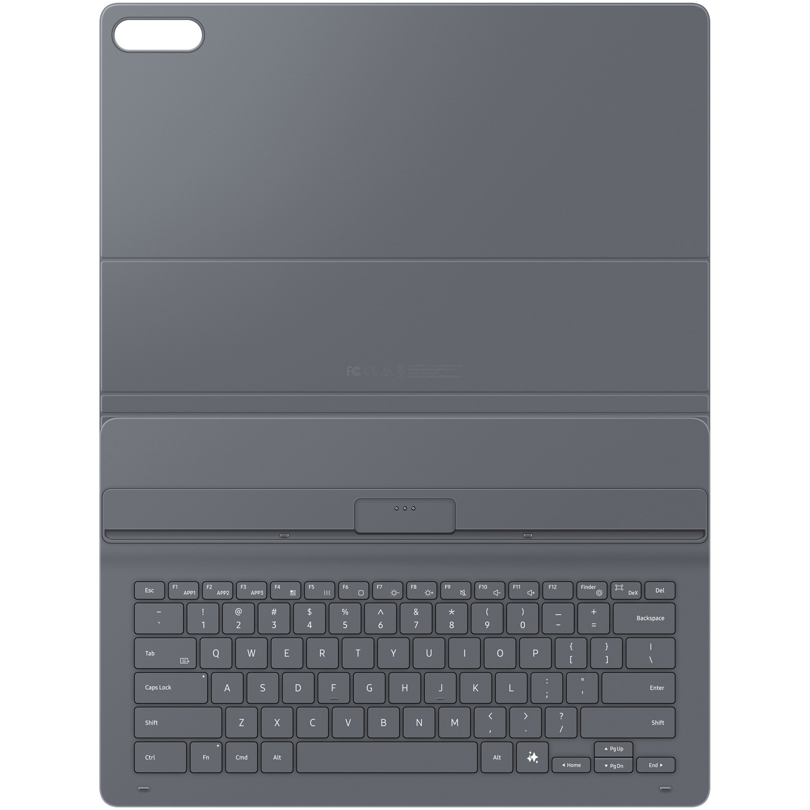 Husa de protectie Samsung pentru Galaxy Tab S11 Ultra Book Cover Keyboard Slim, Black