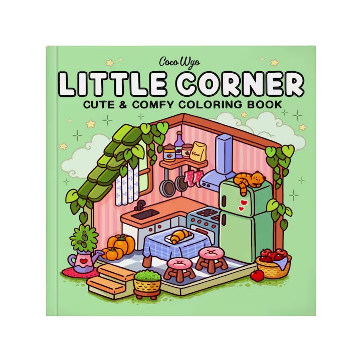 Carte de colorat Little Corner, desene amuzante, 46 pagini,1