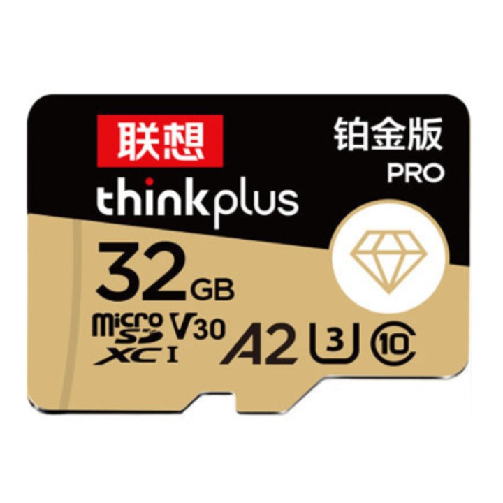 Card de memorie thinkplus PRO 32GB pana la 130MB/s & 180MB/s Read/Write speeds- High Speed TF Card for Phone, Camera-I, U3, V30,4K, Micro SD