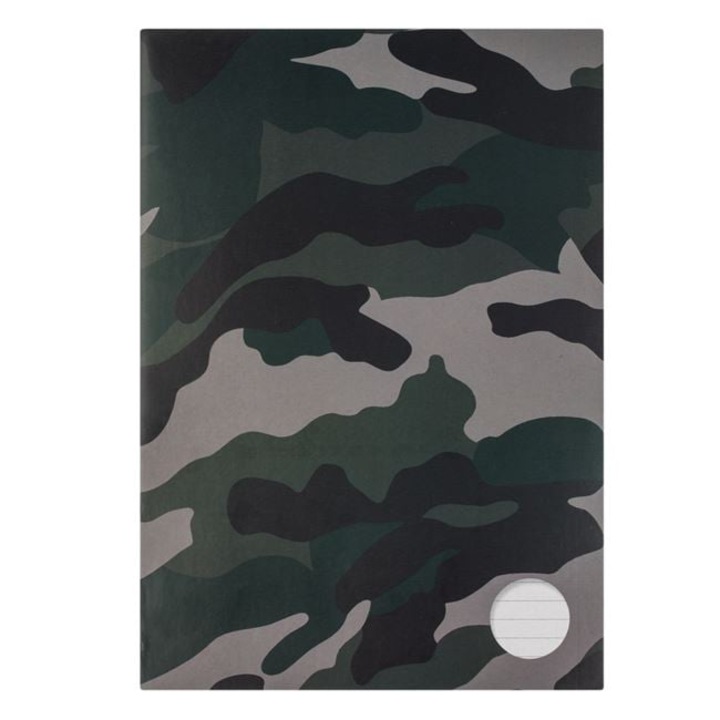 Студентска тетрадка А4 с редове „Камуфлажна корица“, 100 листа – Марка ANTBRO®