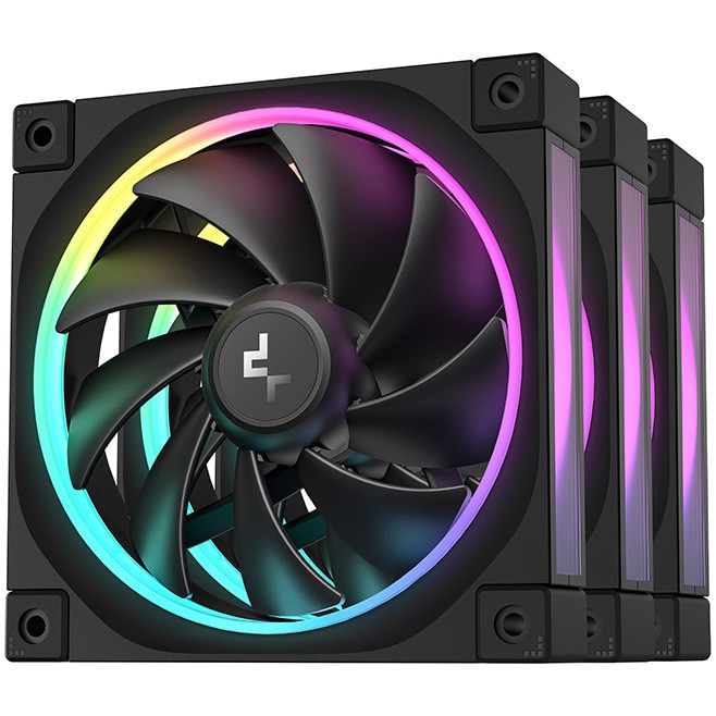 Ventilatoare Deepcool FL12-3IN1 120mm BLACK