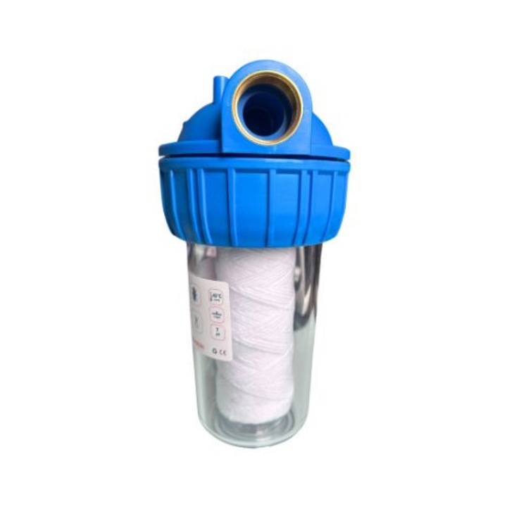 Filtru apa cartus 7" intrare/iesire 1" garnituri robuste calitate premium