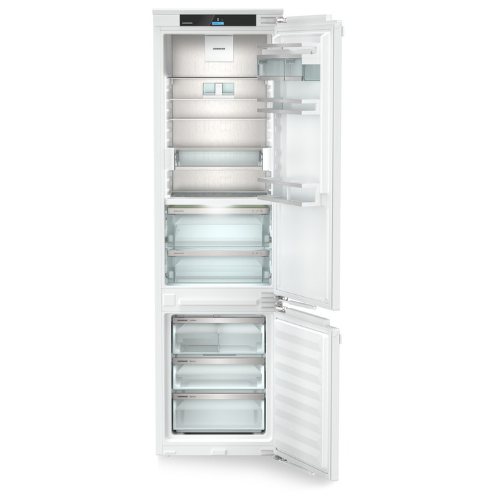 Combina Frigorifica Incorporabila LIEBHERR ICBNci 5663 Prime, 276l, H 193.8 cm, NoFrost, DuoCooling, BioFresh, SuperSilent, Clasa C, Alb