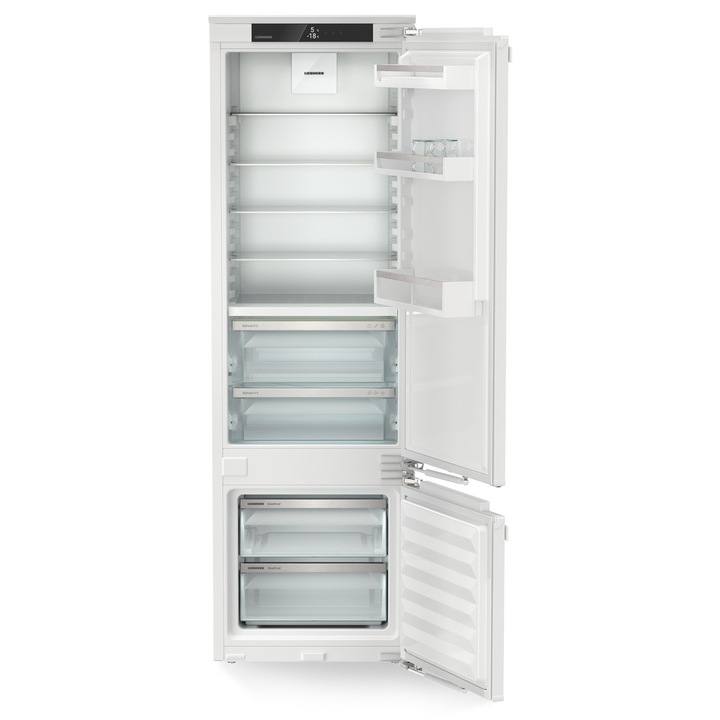 Combina Frigorifica Incorporabila LIEBHERR ICBbi 5122 Plus, 255l, H 178.8 cm, SmartFrost, DuoCooling, BioFresh, Clasa B, Alb