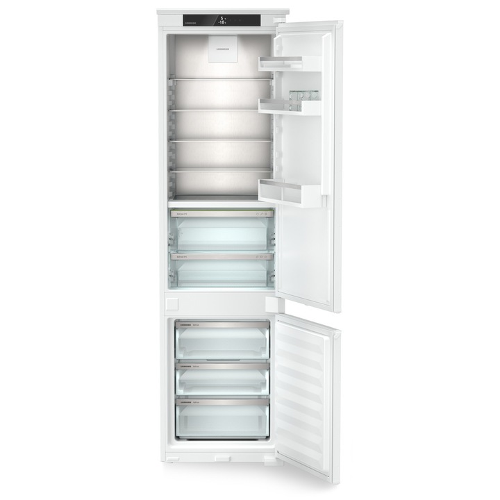Combina Frigorifica Incorporabila LIEBHERR ICBNSd 5623 Plus, 273l, H 193.8 cm, NoFrost, DuoCooling, BioFresh, SuperSilent, Clasa D, Alb