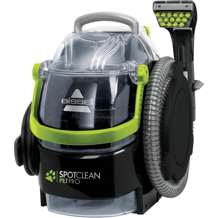 Aspirator vertical Bissell Spotclean Pet Pro, 0.6l, spalare si uscare, pentru tapiterie si covoare