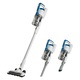 Aspirator Fără Fir, Amazon Basics, 2 In 1 Motor BLDC, 350W, Alb / Albastru, 0.7 L