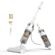 Newlux, aspirator cu cablu V900 2-in-1, vertical si la indemana, 800 W, rezervor de 2 litri, 16, 5 Kpa, Triple Sist, filtrare (F.HEPA) si tehnologie ciclon, 5 m actiune, Eficienta energetica A (alb)