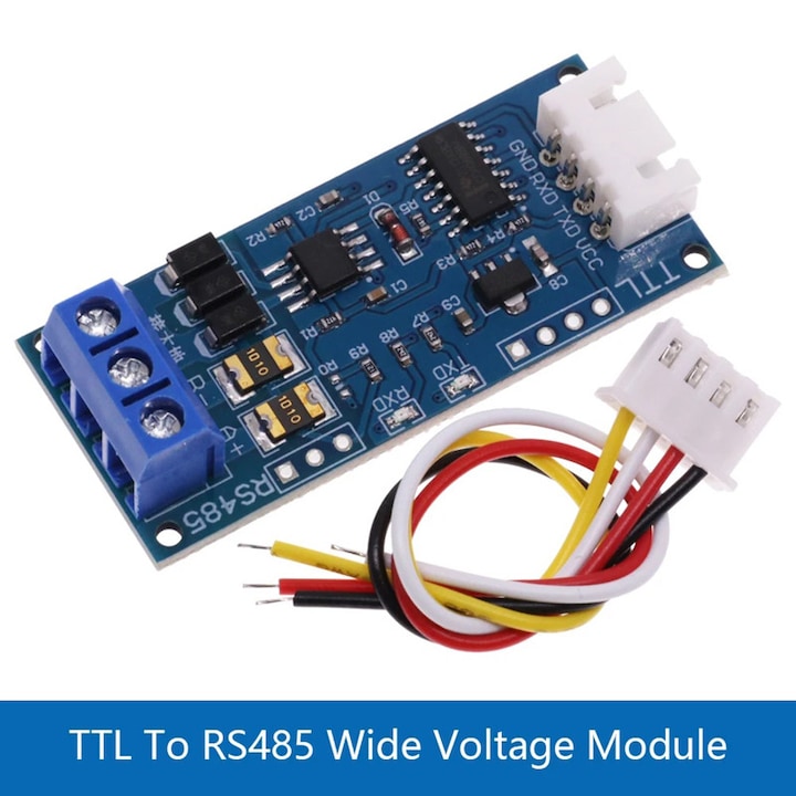 Convertor serial TTL la RS485 semi-duplex, UART, 3.3V/5V