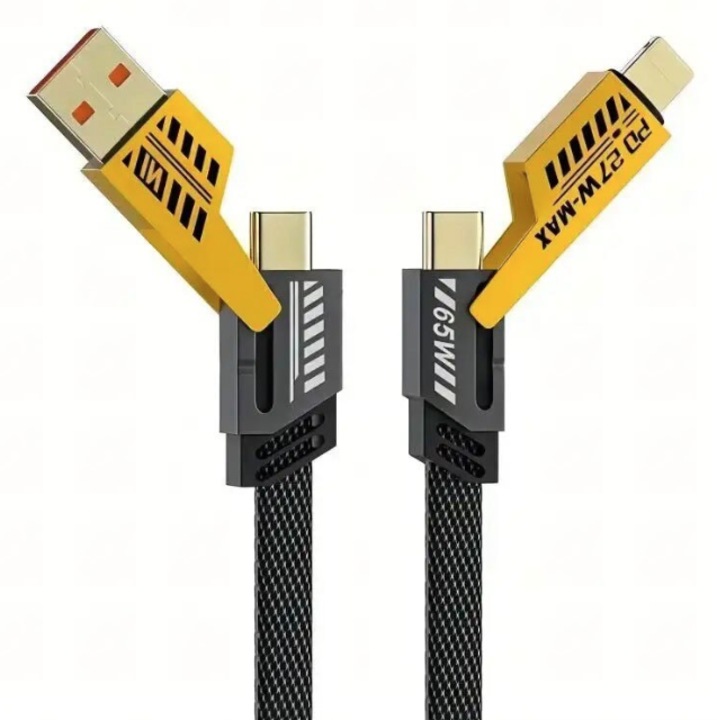 Adatkábel 4 az 1-ben szupergyors PD 27W USB 65W