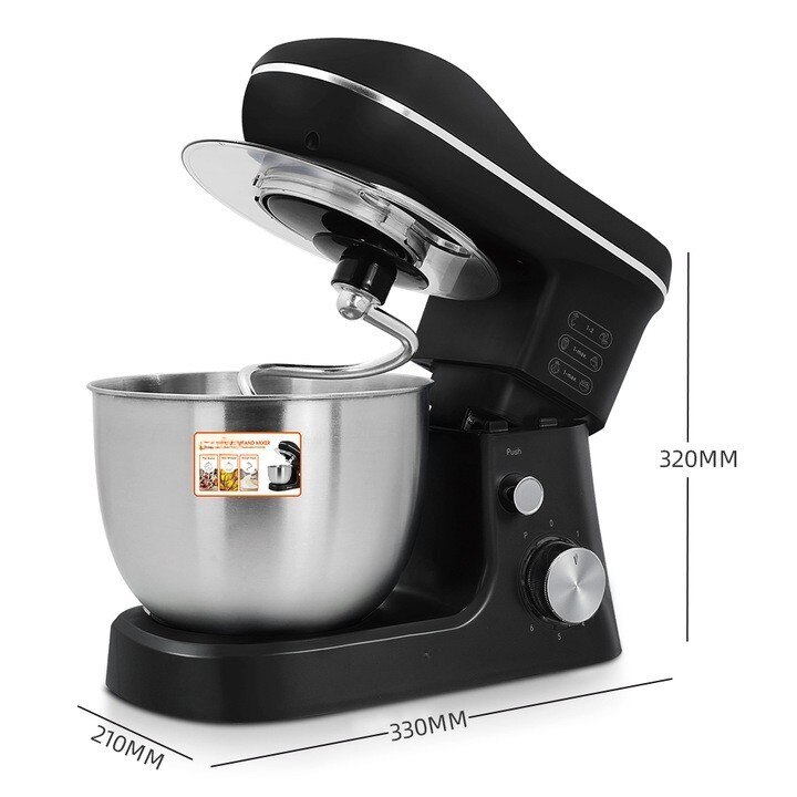 【や7】BOSSBXー1616CHANNELSTEOMIXER Mixer de Inalta Performanta Putere de 1200W, Bol din Inox de 7L, 6