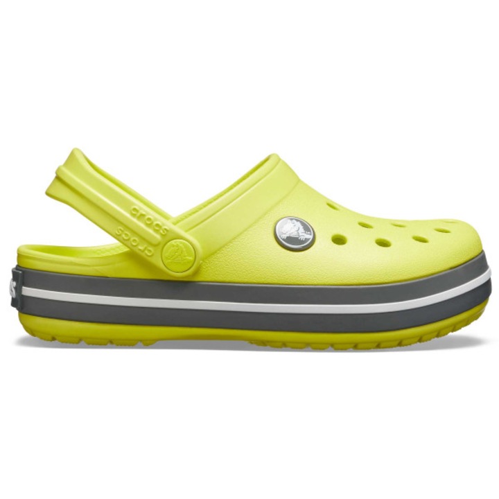 Saboti Crocs Crocband Kids 20-21 EU - C5 US Galben - Citrus/Slate Grey