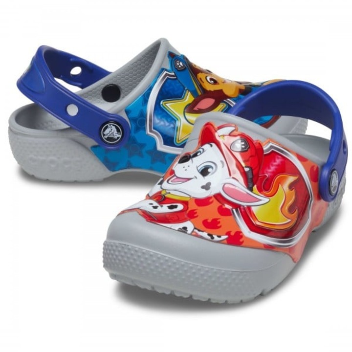 Saboti Crocs Fun Lab Paw Patrol Patch Clog - US Gri - Light Grey, Gri, 19-20 EU