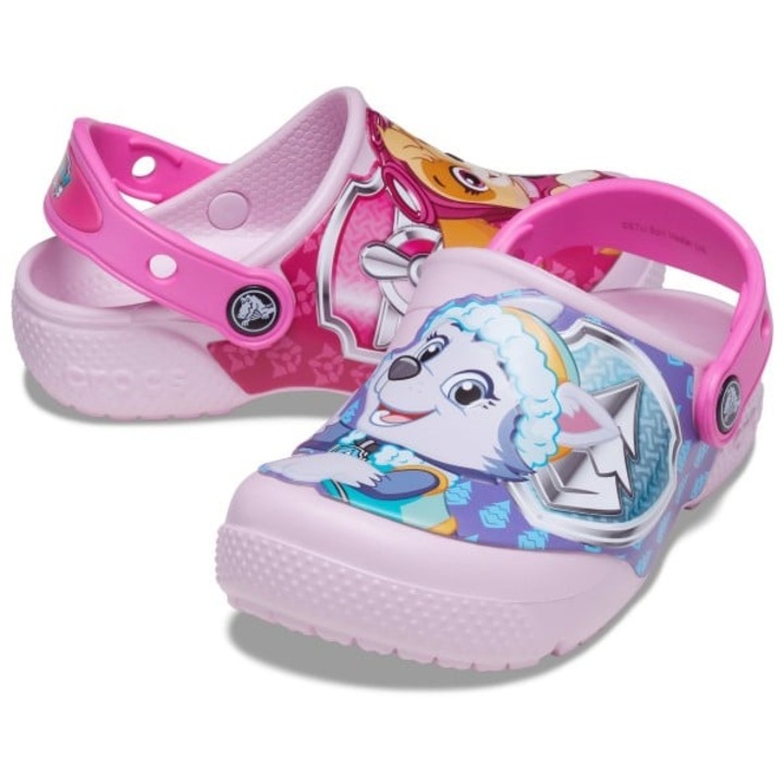 Saboti Crocs Fun Lab Paw Patrol Patch Clog - US Roz - Ballerina Pink, Roz