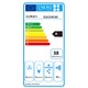KB-ELEMENTS Кухненски абсорбатор, 60 см, Мощност 650 м³/ч, Извит, 3 скорости, Филтри с активен въглен, Автоматично почистване, Сензорно и жестово управление, LED лампа, Клас A