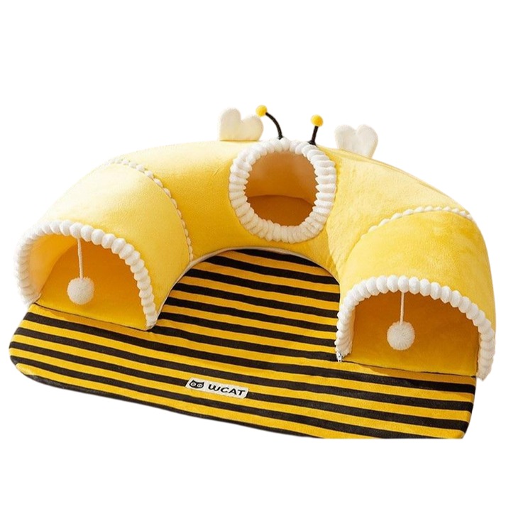 Macska fekhely, 65x40cm, pamut bársony anyag, memóriahab, cipzáras kialakítás