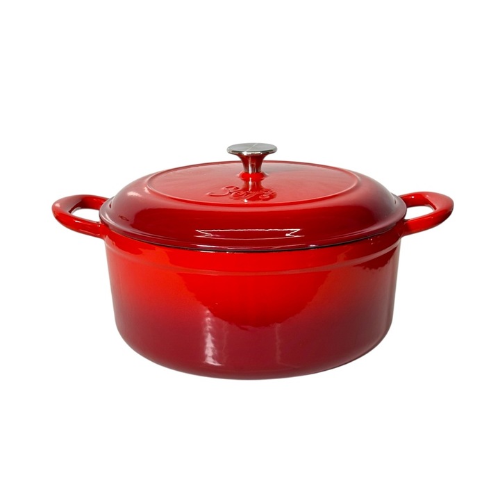 Cratita din fonta emailata, 28cm, Rosie - Sofi