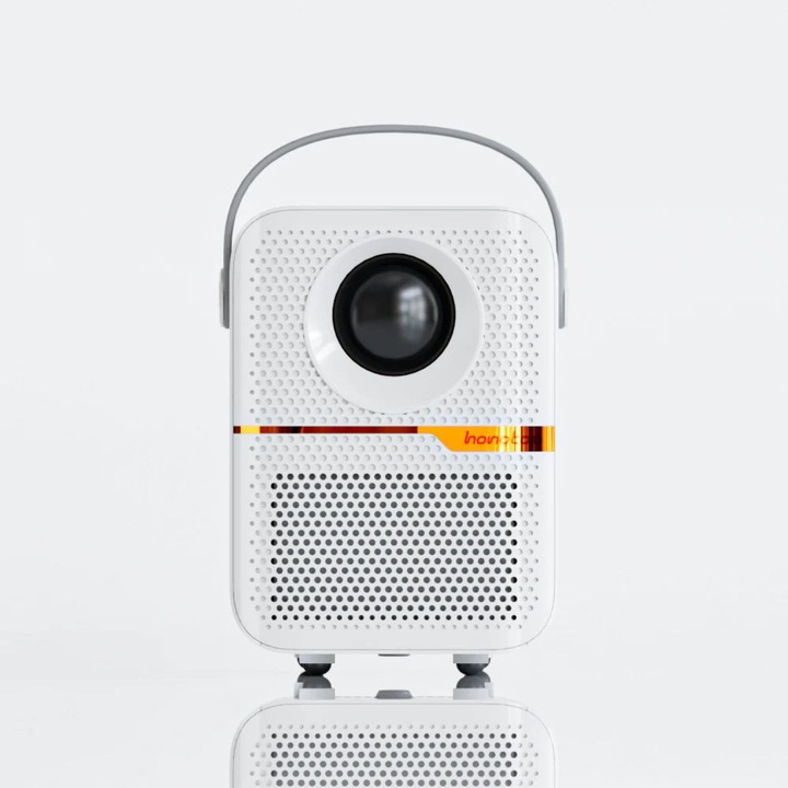 Videoproiector portabil P10 - decodare 6K, Android 10, 240 ANSI, Wireless