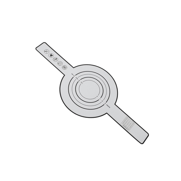 Covoras de copt paine specific pentru bucatarie, GOGOU®, rezistent la cuptor pana la temperaturi ridicate de 200 de grade, fibra placata cu platina + silicon, 21.5x52.5CM, grosime 0, 4mm