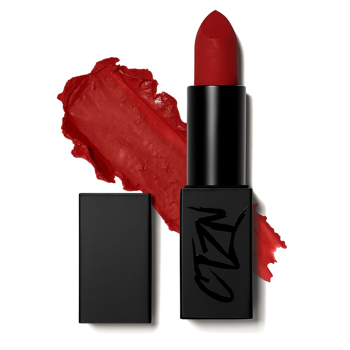 Ruj de buze cu pigment intens CTZN, Colectia Code Red, Vegan, Vitamina E, rezistent la apa, Rooi