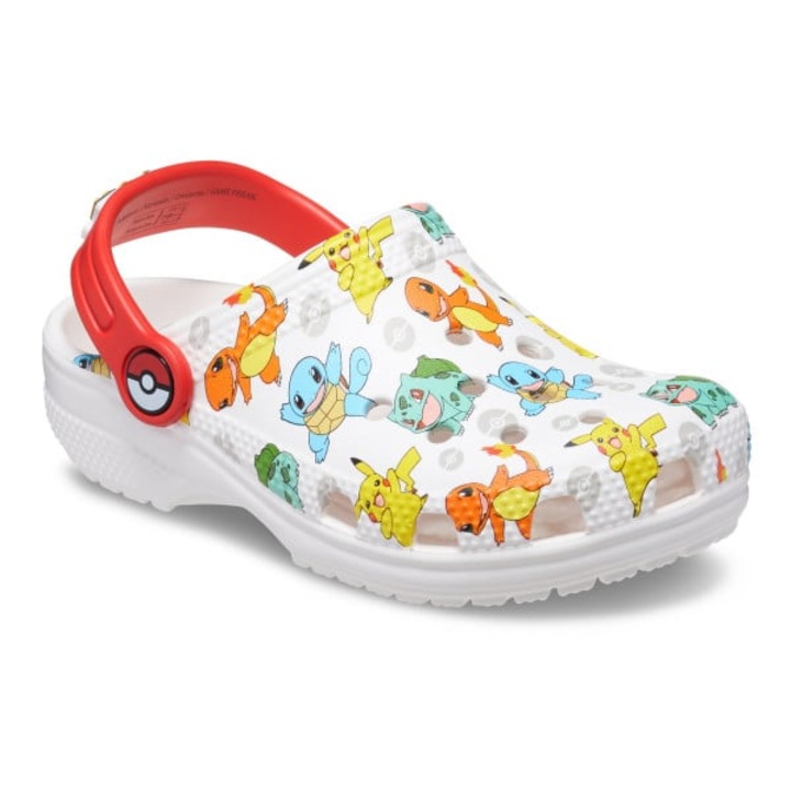 Saboti Crocs Classic Pokemon Clog Kids 38-39 EU - J6 US Alb - White/Multi