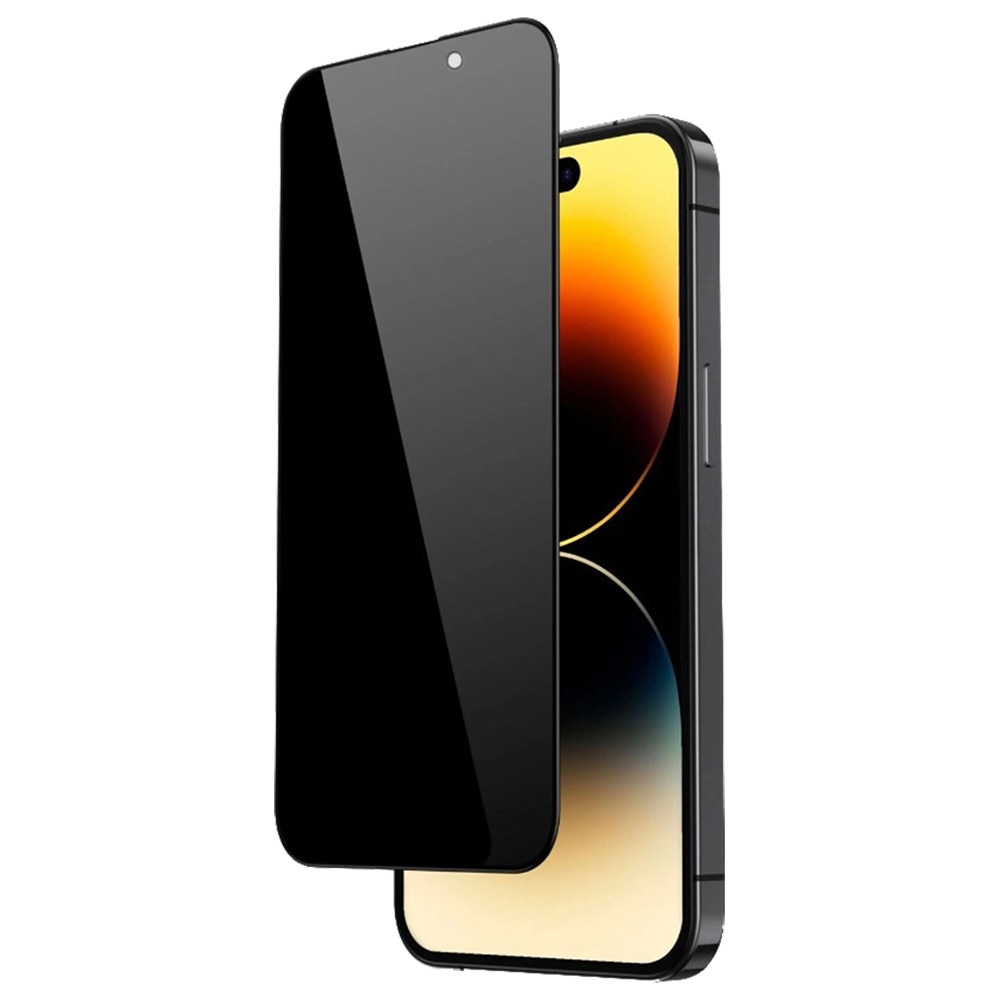 Folie sticla pentru iPhone 17 Pro Max 111D Privacy Full Glue, negru