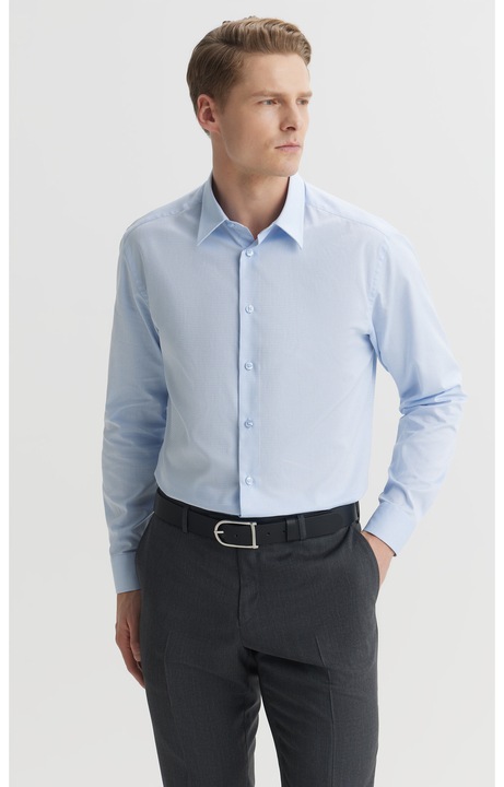 Camasa barbati, VISTULA, slim fit, albastra, 40 EU