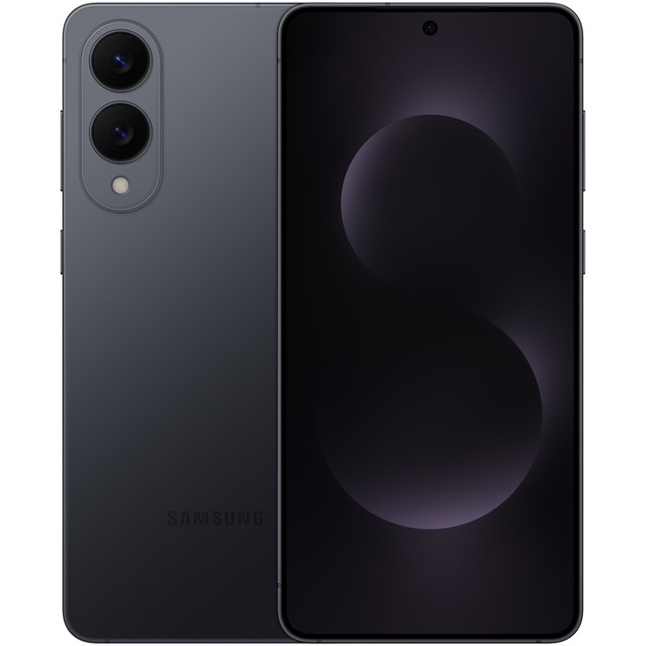 Telefon mobil Samsung Galaxy S25 Edge, 12GB RAM, 256GB, 5G, Titanium Jetblack