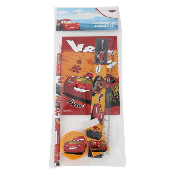 Disney Verdák Vroom írószer szett 5 db-os