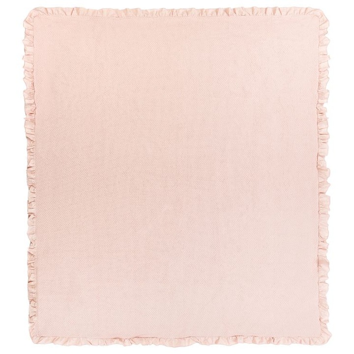 Ágytakaró Hatton Pamut 220 x 240 cm Pasztellrózsaszín