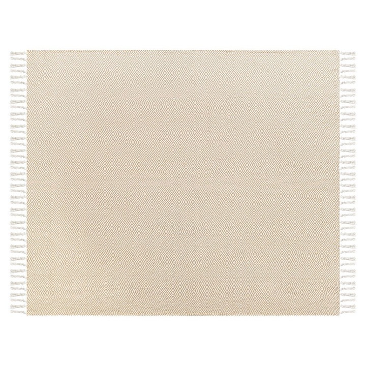 Ágytakaró Toutli Pamut 220 x 240 cm Bézs