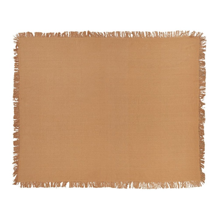 Ágytakaró Yerbent Pamut 150 x 200 cm Aranybarna