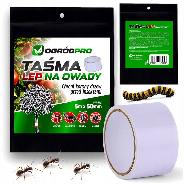 Banda adeziva pentru copaci, Ogrodpro, impotriva insectelor