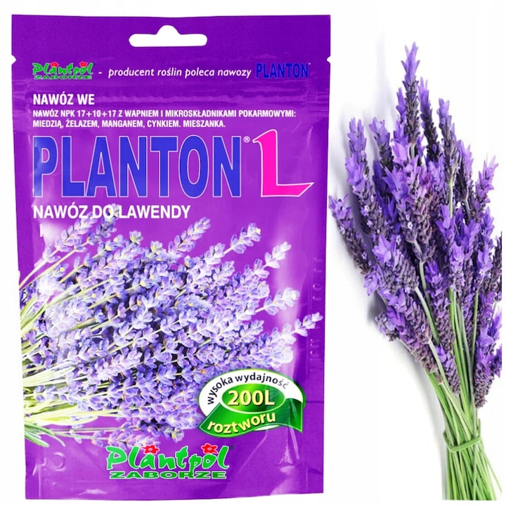 Ingrasamant Special Multicomponent Pentru Lavanda, Planton, Planton L, 200g, Continut Ridicat De Calciu Pentru O Crestere Rapida Si O Inflorire Abundenta, 100% Solubil In Apa, Nutritie Completa Si Echilibrata, Perfect Pentru Gradina Si Terasa
