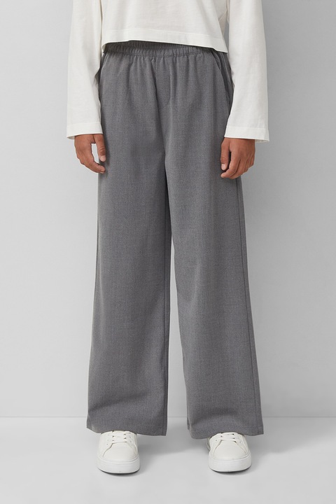 s.Oliver, Magas derekú kényelmes fazonú szabadidőnadrág, Szürke