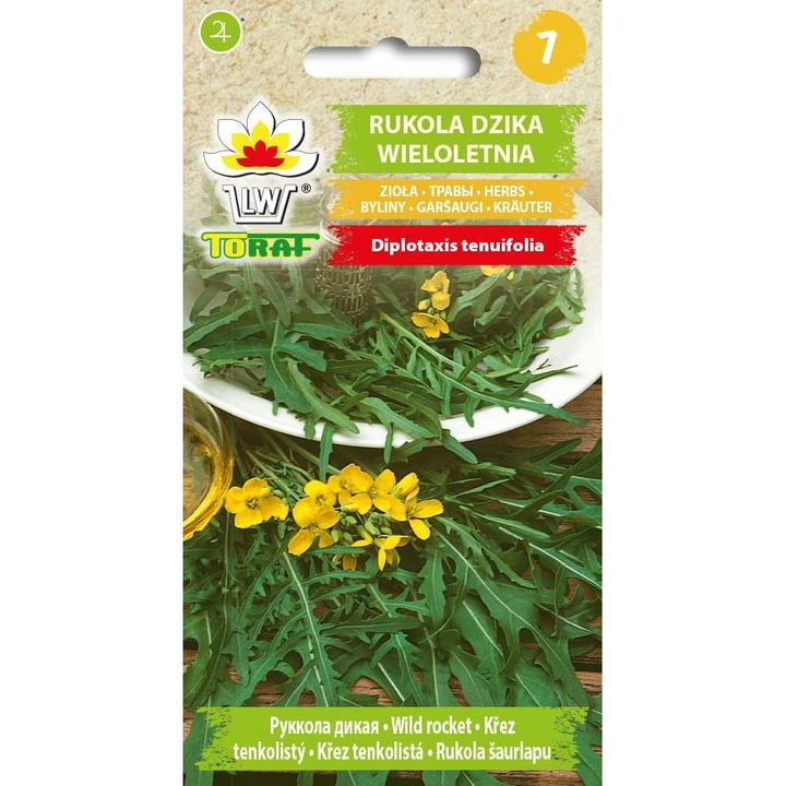 Rukola vetőmag, Toraf, 1g, évelő, könnyen termeszthető