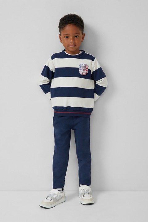 s.Oliver, Pamuttartalmú szabadidőnadrág, Tengerészkék