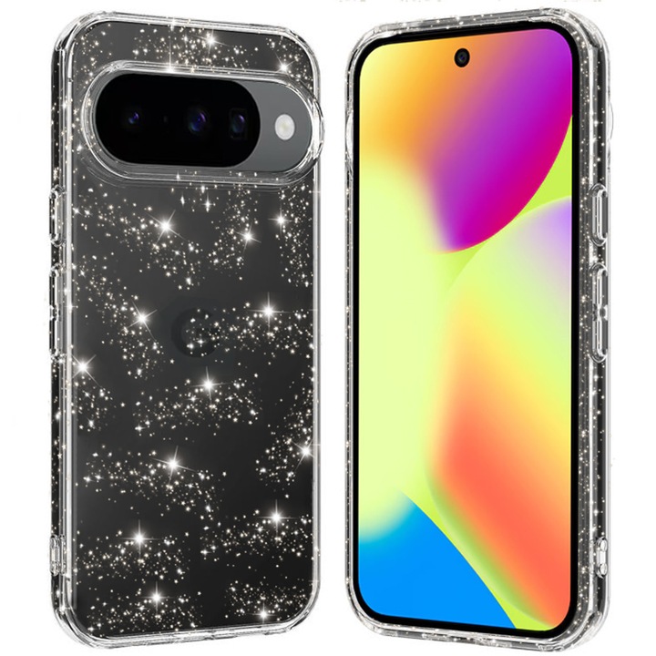 Husa pentru Google Pixel 10 / 10 Pro - Techsuit SparkleSkin Series - Clear