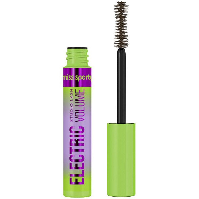 Mascara Miss Sporty Studio Lash Electric Volume, 02 Dark Brown, 8