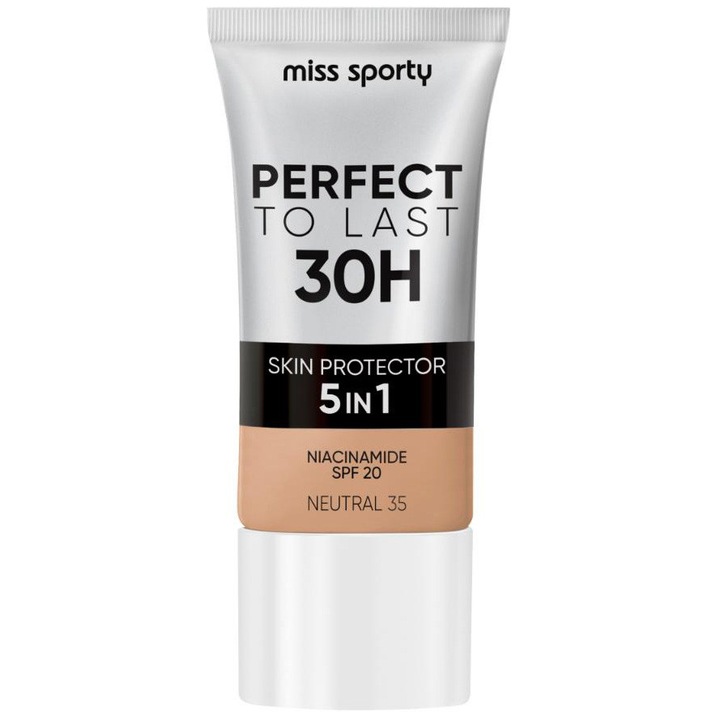 Fond De Ten Miss Sporty Perfect To Last 30H, 35 Neutral, 22 Ml