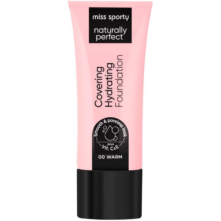 Fond De Ten Miss Sporty Naturally Perfect Hydro, 00 Warm, 24 Ml