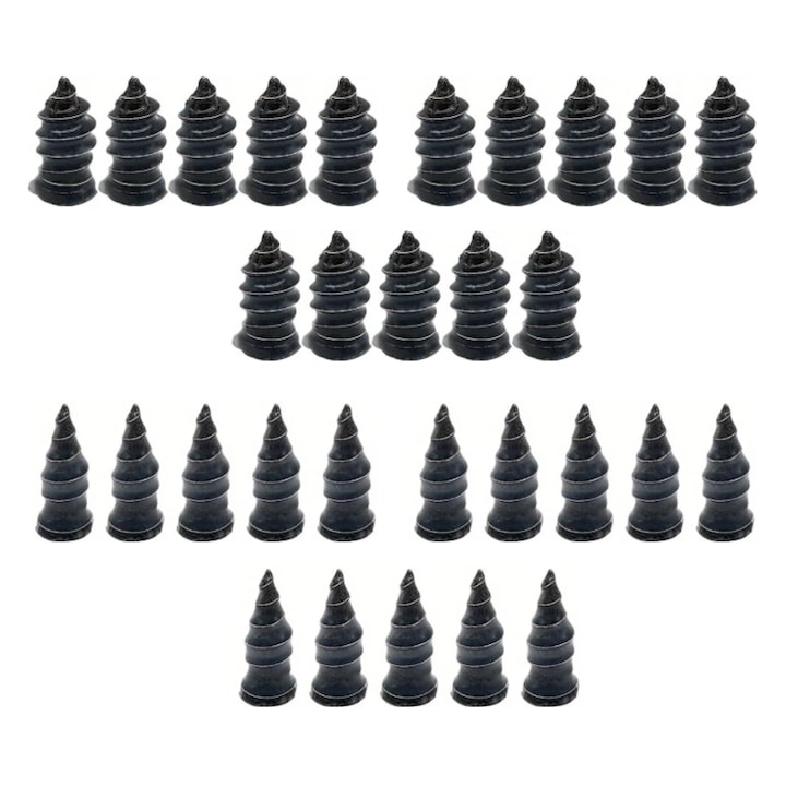 Kit 30 suruburi reparat anvelope auto, moto, bicicleta, trotineta, 2 marimi, ideal pentru pene