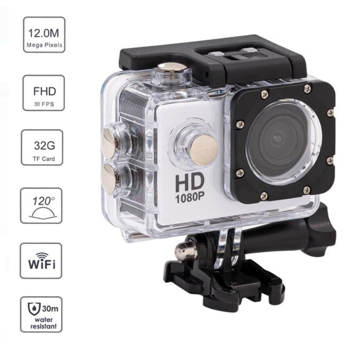 Camera de inalta rezolutie pentru inregistrare video, fotografiere si inregistrare audio cu Functie WiFi