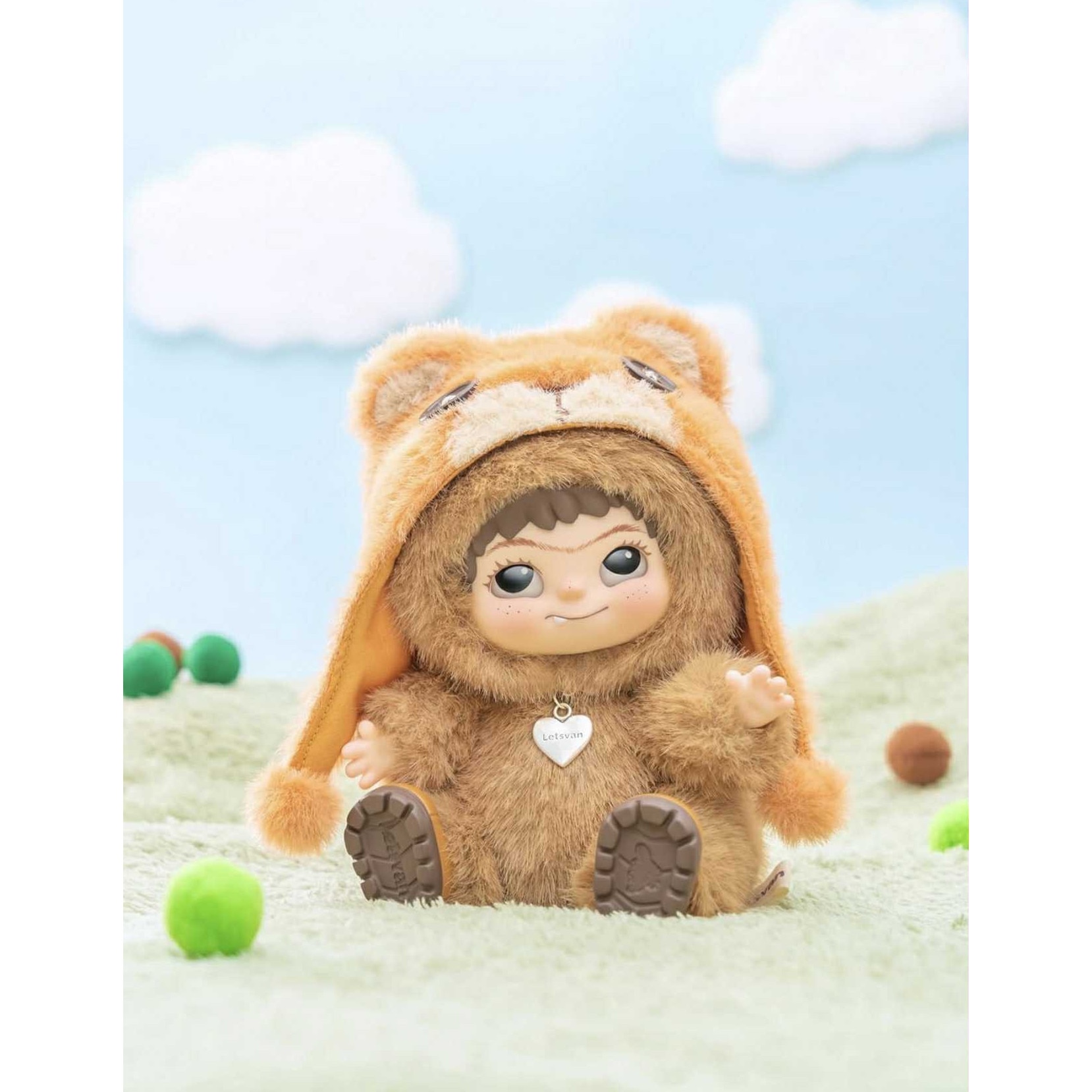 Papusi de colectionat tip blind box, GIA'S WORLD, WAKUKU FUZZY