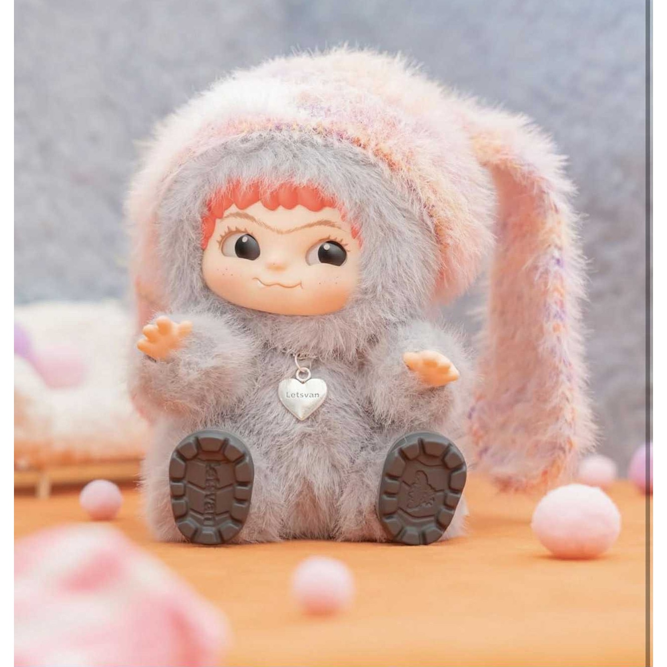 Papusi de colectionat tip blind box, GIA'S WORLD, WAKUKU FUZZY