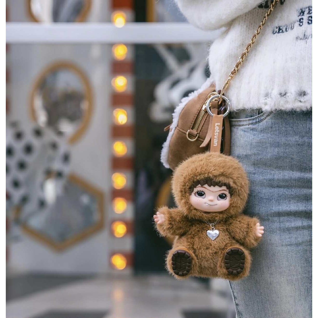 Papusi de colectionat tip blind box, GIA'S WORLD, WAKUKU FUZZY