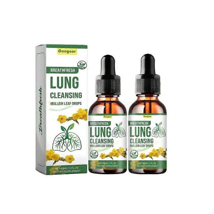 Set 2 Sticle Picături din extract de frunze de mușețel, Googeer, 2x60ml, detoxifiant, imunitate