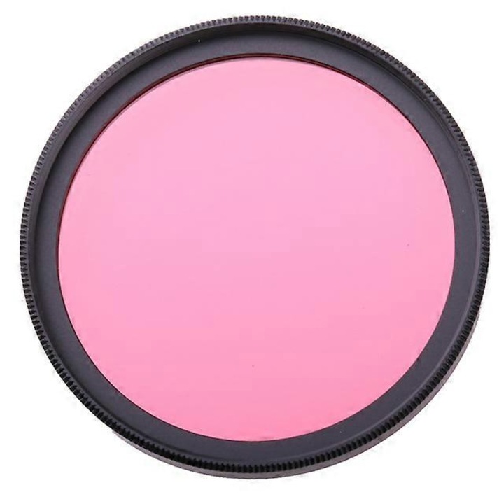 Filtru colorat pentru DSLR, 58mm, set multicolor, rotativ, cu nuante graduale