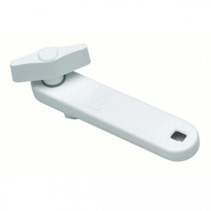 Desfacator conserve, plastic, design text, usor de utilizat