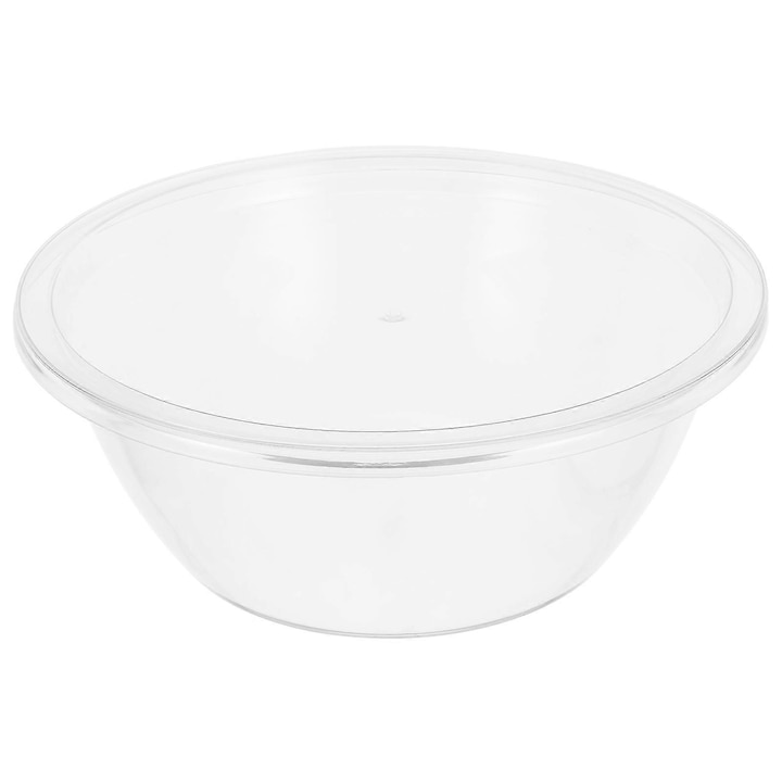 Bol mare cu capac pentru framantat aluat, transparent, 32.30x32.30x12.50cm, set 1 buc.